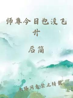 师尊今日也没飞升