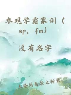 参观学霸家训（sp，fm）