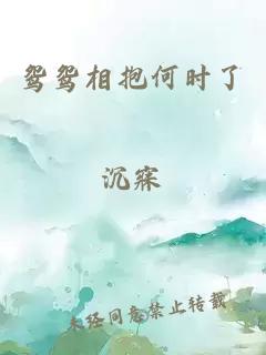 鸳鸳相抱何时了